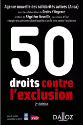 E-book, 50 droits contre l'exclusion., Éditions Dalloz