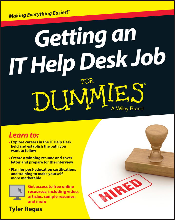 E-book, Getting an IT Help Desk Job For Dummies, For Dummies