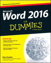 E-book, Word 2016 For Dummies, For Dummies