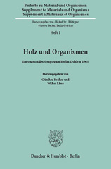 E-book, Holz und Organismen. : Internationales Symposium Berlin-Dahlem 1965., Duncker & Humblot
