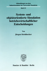 E-book, System- und objektorientierte Simulation betriebswirtschaftlicher Entscheidungen., Duncker & Humblot