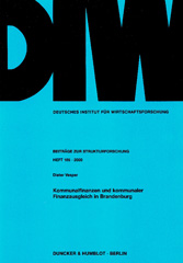 eBook, Kommunalfinanzen und kommunaler Finanzausgleich in Brandenburg., Duncker & Humblot