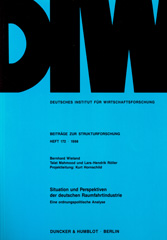 E-book, Situation und Perspektiven der deutschen Raumfahrtindustrie. : Eine ordnungspolitische Analyse., Wieland, Bernhard, Duncker & Humblot