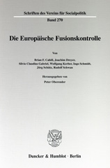 eBook, Die Europäische Fusionskontrolle., Duncker & Humblot