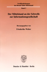 E-book, Der Mittelstand an der Schwelle zur Informationsgesellschaft., Duncker & Humblot