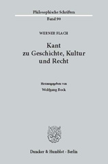 E-book, Kant zu Geschichte, Kultur und Recht. : Hrsg. von Wolfgang Bock., Duncker & Humblot