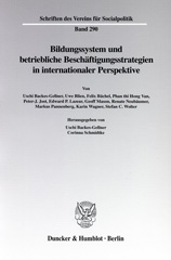 E-book, Bildungssystem und betriebliche Beschäftigungsstrategien in internationaler Perspektive., Duncker & Humblot