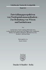 E-book, Entwicklungsperspektiven von Niedrigeinkommensländern - Zur Bedeutung von Wissen und Institutionen., Duncker & Humblot