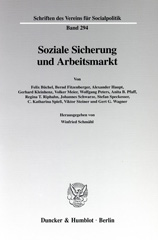 E-book, Soziale Sicherung und Arbeitsmarkt., Duncker & Humblot