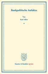 E-book, Bankpolitische Aufsätze., Duncker & Humblot