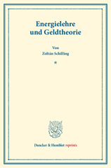 eBook, Energielehre und Geldtheorie., Duncker & Humblot