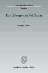 E-book, Das Unbegrenzte bei Platon., Scheffel, Wolfgang, Duncker & Humblot