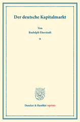 E-book, Der deutsche Kapitalmarkt. : Mit statistischen Tabellen., Duncker & Humblot