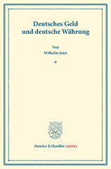 E-book, Deutsches Geld und deutsche Währung., Duncker & Humblot
