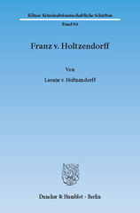 E-book, Franz v. Holtzendorff., Duncker & Humblot