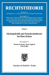 E-book, Ideologiekritik und Demokratietheorie bei Hans Kelsen., Duncker & Humblot