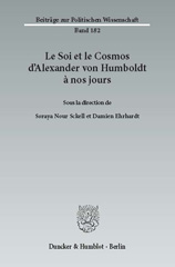 E-book, Le Soi et le Cosmos d'Alexander von Humboldt à nos jours., Duncker & Humblot