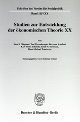 E-book, Die Ältere Historische Schule : Wirtschaftstheoretische Beiträge und wirtschaftspolitische Vorstellungen. : Studien zur Entwicklung der ökonomischen Theorie XX., Duncker & Humblot