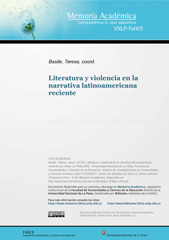 eBook, Literatura y violencia en la narrativa latinoamericana reciente, Editorial de la Universidad Nacional de La Plata