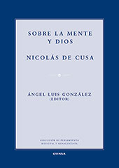 eBook, Sobre la mente y Dios, Nicholas,  of Cusa, Cardinal, EUNSA