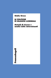 E-book, Le politiche di bilancio aziendali : metodi di ricerca e analisi delle determinanti, Franco Angeli
