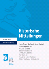 E-book, Historische Mitteilungen 27 (2015) : Krise des Reformationszeitalters / Europa im Blick deutscher Historiker im 19. Jahrhundert, Franz Steiner Verlag GmbH
