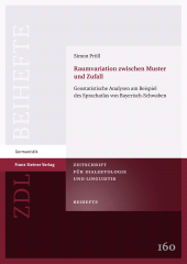 eBook, Raumvariation zwischen Muster und Zufall : Geostatistische Analysen am Beispiel des Sprachatlas von Bayerisch-Schwaben, Franz Steiner Verlag GmbH