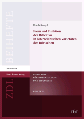 E-book, Form und Funktion der Reflexiva in österreichischen Varietäten des Bairischen, Franz Steiner Verlag GmbH