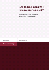 E-book, Les noms d'humains: une catégorie à part?, Franz Steiner Verlag GmbH
