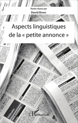 eBook, Aspects linguistiques de la petite annonce, L'Harmattan