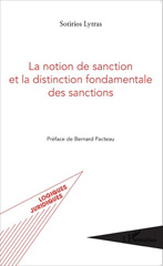 E-book, La notion de sanction et la distinction fondamentale des sanctions : summa division : en droit positif héllénique, L'Harmattan