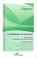 E-book, La satisfaction en formation, Amoureux, Pierrot, Editions L'Harmattan