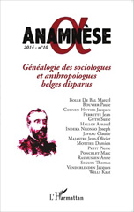 E-book, Généalogie des sociologues et anthropologues belges disparus, Editions L'Harmattan