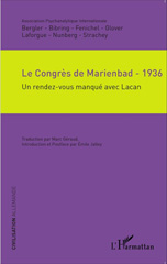 E-book, Le Congrès de Marienbad - 1936 : Un rendez-vous manqué avec Lacan, Editions L'Harmattan