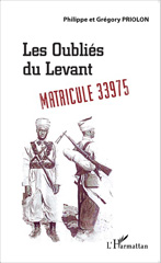 eBook, Les oubliés du Levant : Matricule 33975, Editions L'Harmattan