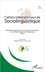 E-book, Modalités d'intégration des perspectives plurilingues en sociolinguistique et sociodidactique (Varia), Editions L'Harmattan