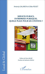 E-book, Services publics, entreprises publiques, quelle place pour les citoyens?, Editions L'Harmattan