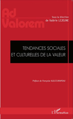 E-book, Tendances sociales et culturelles de la valeur, Editions L'Harmattan