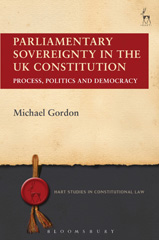 E-book, Parliamentary Sovereignty in the UK Constitution, Hart Publishing