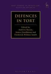 E-book, Defences in Tort, Hart Publishing