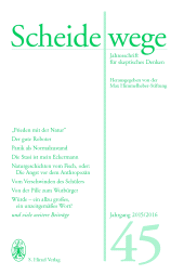 E-book, Scheidewege : Jahresschrift für skeptisches Denken. Jahrgang 45 - 2015/2016, S. Hirzel Verlag GmbH