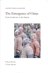 E-book, The Emergence of China : From Confucius to the Empire, Brooks, A. Taeko, ISD