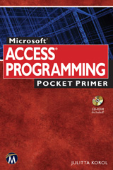 E-book, Microsoft Access Programming Pocket Primer, Mercury Learning and Information