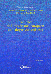 E-book, Capitales de l'ésotérisme européen et dialogue des cultures, Editions Orizons