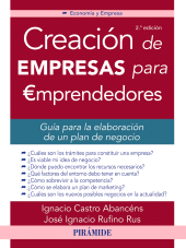 E-book, Creación de empresas para emprendedores, Ediciones Pirámide