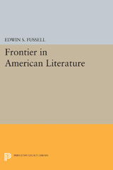 E-book, Frontier in American Literature, Princeton University Press