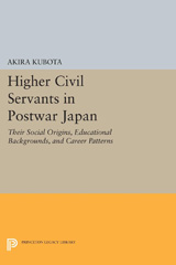 E-book, Higher Civil Servants in Postwar Japan : Their Social Origins, Educational Backgrounds, and Career Patterns, Kubota, Akira, Princeton University Press