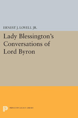 E-book, Lady Blessington's Conversations of Lord Byron, Princeton University Press