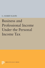 E-book, Business and Professional Income Under the Personal Income Tax, Princeton University Press