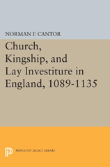 E-book, Church, Kingship, and Lay Investiture in England, 1089-1135, Princeton University Press